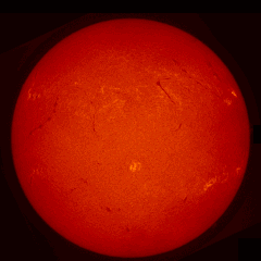 Image of Sun's chromosphere