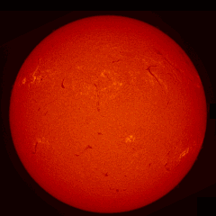 Image of Sun's chromosphere