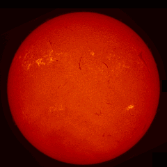 Image of Sun's chromosphere