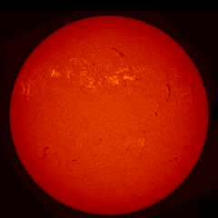 Image of Sun's chromosphere