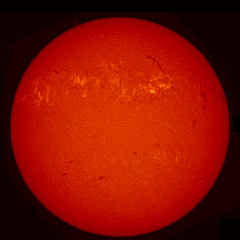 Image of Sun's chromosphere