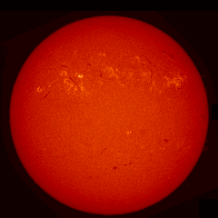 Image of Sun's chromosphere