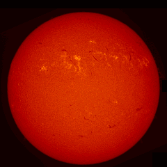 Image of Sun's chromosphere