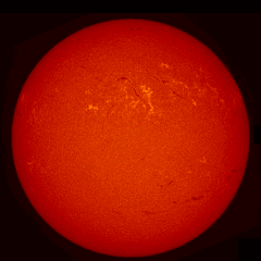 Image of Sun's chromosphere