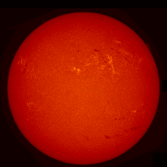 Image of Sun's chromosphere