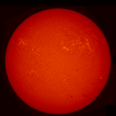 Image of Sun's chromosphere