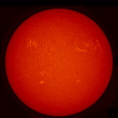 Image of Sun's chromosphere