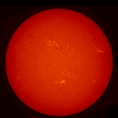 Image of Sun's chromosphere