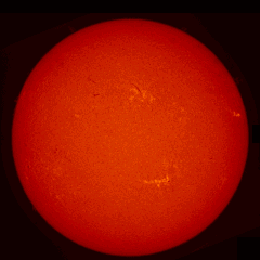 Image of Sun's chromosphere