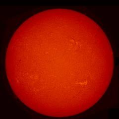 Image of Sun's chromosphere