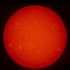 Image of Sun's chromosphere