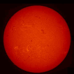 Image of Sun's chromosphere