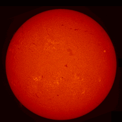 Image of Sun's chromosphere