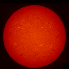 Image of Sun's chromosphere