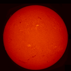 Image of Sun's chromosphere