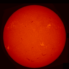 Image of Sun's chromosphere