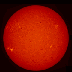 Image of Sun's chromosphere