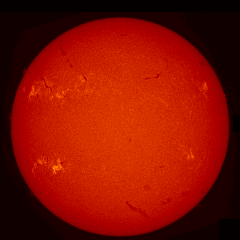 Image of Sun's chromosphere