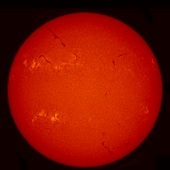 Image of Sun's chromosphere