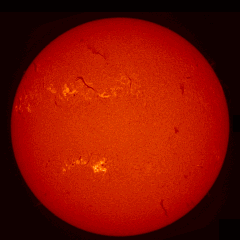 Image of Sun's chromosphere