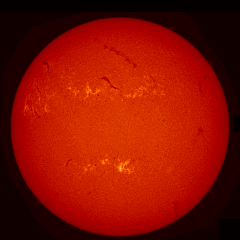 Image of Sun's chromosphere