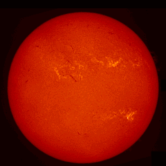 Image of Sun's chromosphere