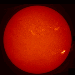 Image of Sun's chromosphere