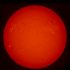 Image of Sun's chromosphere