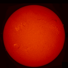 Image of Sun's chromosphere