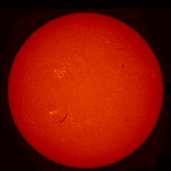 Image of Sun's chromosphere