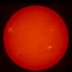 Image of Sun's chromosphere