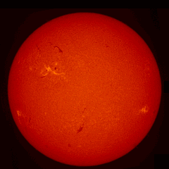 Image of Sun's chromosphere