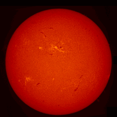 Image of Sun's chromosphere