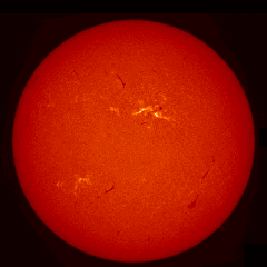 Image of Sun's chromosphere