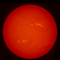 Image of Sun's chromosphere