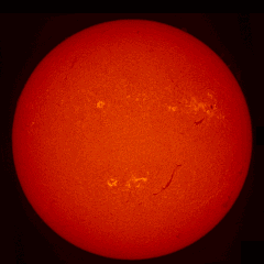 Image of Sun's chromosphere