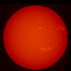 Image of Sun's chromosphere