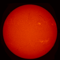 Image of Sun's chromosphere