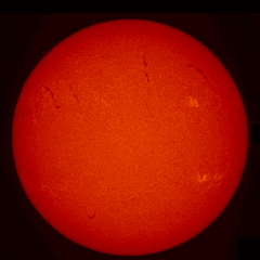 Image of Sun's chromosphere