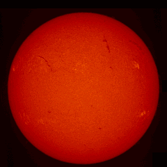 Image of Sun's chromosphere