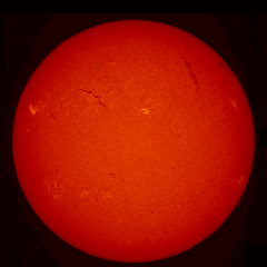 Image of Sun's chromosphere