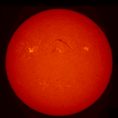 Image of Sun's chromosphere