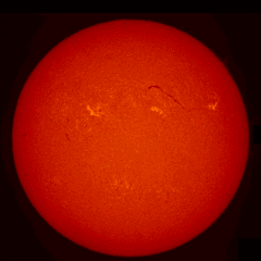 Image of Sun's chromosphere