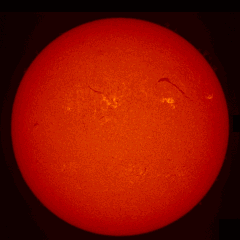 Image of Sun's chromosphere