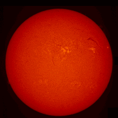 Image of Sun's chromosphere