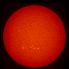 Image of Sun's chromosphere