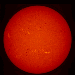 Image of Sun's chromosphere