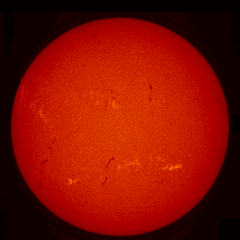 Image of Sun's chromosphere