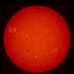 Image of Sun's chromosphere