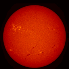 Image of Sun's chromosphere